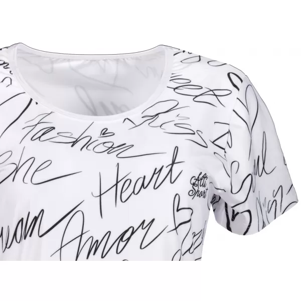  Erweitertes Premium-T-Shirt für Damen ALTISPORT VOJ/ALW084SAT02 WEIß 