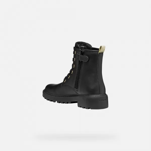  Stiefeletten für Mädchen GEOX CASEY HARRY POTTER J5620B000BCC9999 SCHWARZ 