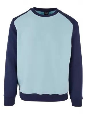 Herren -Sweatshirt URBAN CLASSICS TB3830 OZEANBLAU/DUNKELBLAU