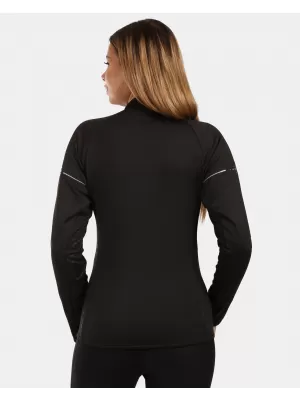 Fleece-Sweatshirt für Damen KILPI JUNIE-W ZL0207KI SCHWARZ