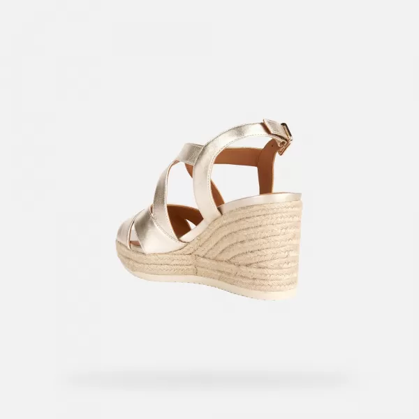  Damensandalen GEOX PONZA GOLDEN 