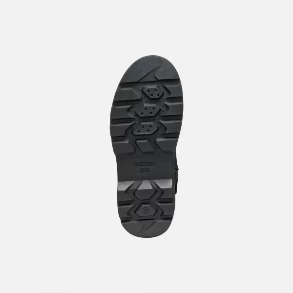  Stiefeletten für Jungen GEOX KIDDARTAH WPF J56MLB032MNC0033 SCHWARZ 