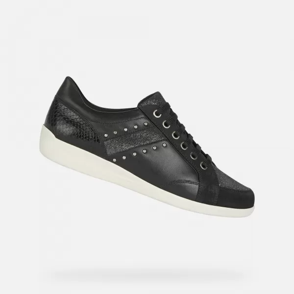  Damen-Sneaker GEOX MYRIA SCHWARZ 