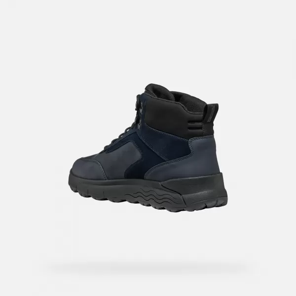  Herren-Stiefeletten GEOX SPHERICA 4X4 ABX G006729 DUNKELBLAU 