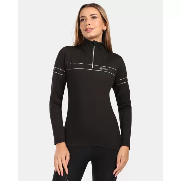  Thermo-T-Shirt für Damen KILPI LEEMA-W ZL0504KI SCHWARZ 
