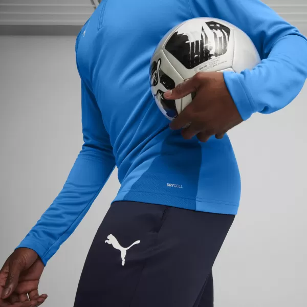  Hemd PUMA TEAMGOAL TRAINING 1/4 ZIP TO 658629_02 ELEKTRISCHE BLAUE LIMONADE/WEIß/TEAM ROYAL 