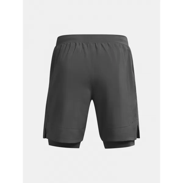  Herrenshorts UNDER ARMOUR UA LAUNCH 7'' 2-IN-1 SHORTS 1382641-025 GRAU 