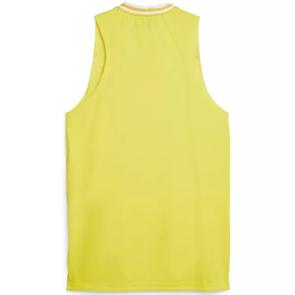  Herren-Tanktop PUMA HOOPS TEAM GAME JERSEY 67662805 CYBER-GELB 