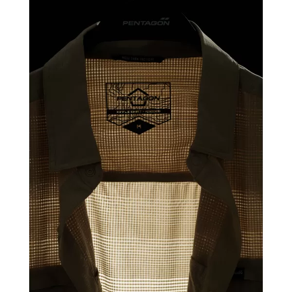  Herrenhemd PENTAGON RIPPLE SUNPROOF SHIRT K02028 RANGER GRÜN 