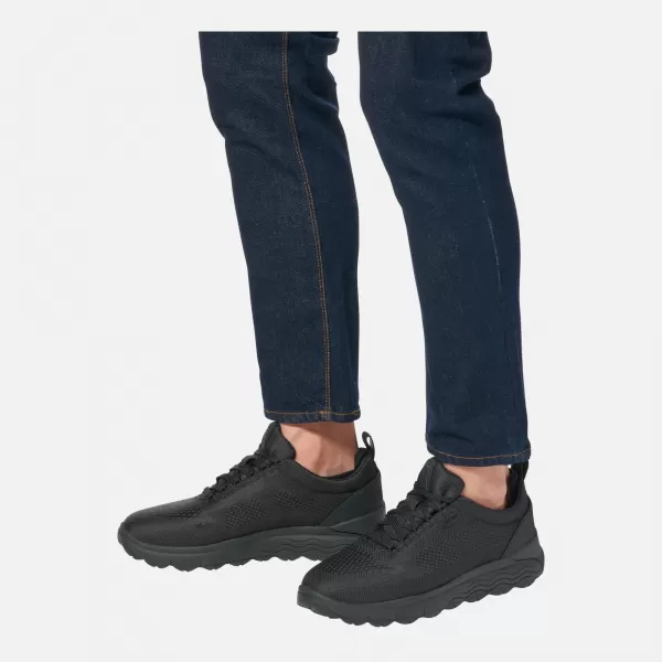  Herren-Sneaker GEOX SPHERICA 4X4 ABX G006488 SCHWARZ 