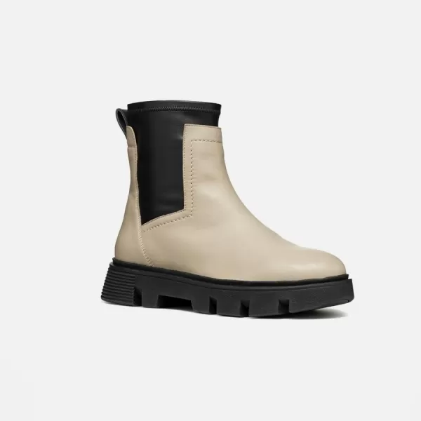  Damen-Schnürschuhe GEOX VILDE CREMIG 