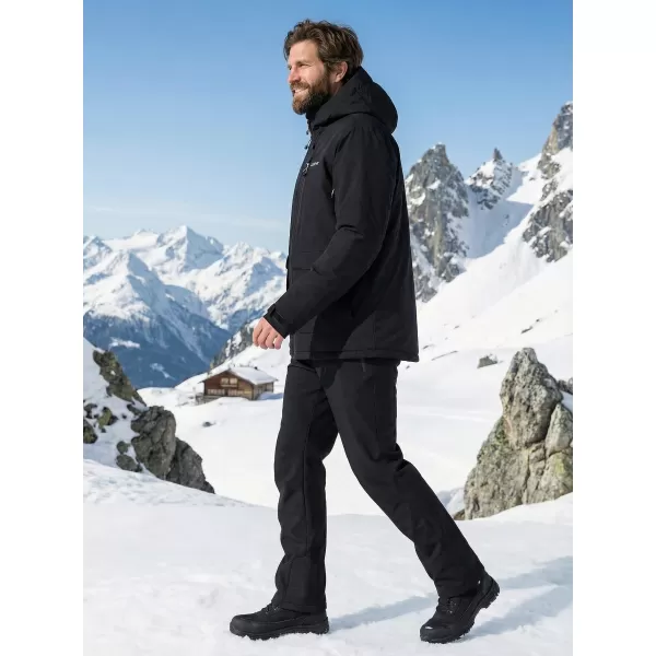  Herren-Winterjacke ALTISPORT GAL SCHWARZ 