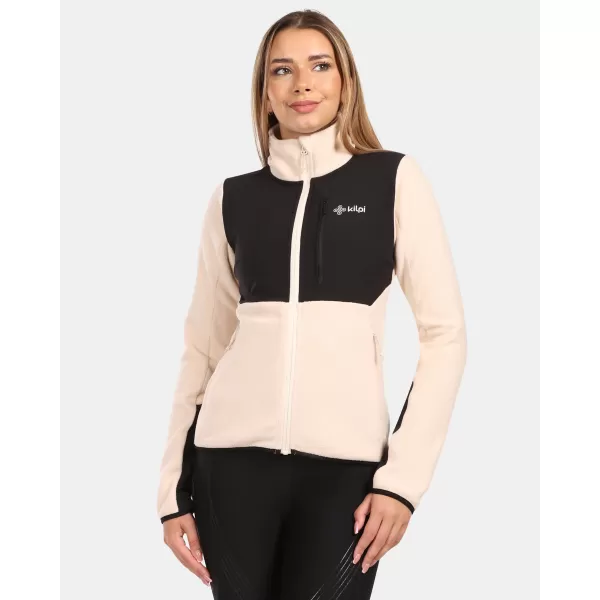  Fleece-Sweatshirt für Damen KILPI KAJAANI-W ZL0209KI BEIGE 