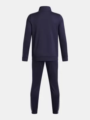 Jungen-Set UNDER ARMOUR UA RIVAL KNIT TRACK SUIT 1363290-403 BLAU