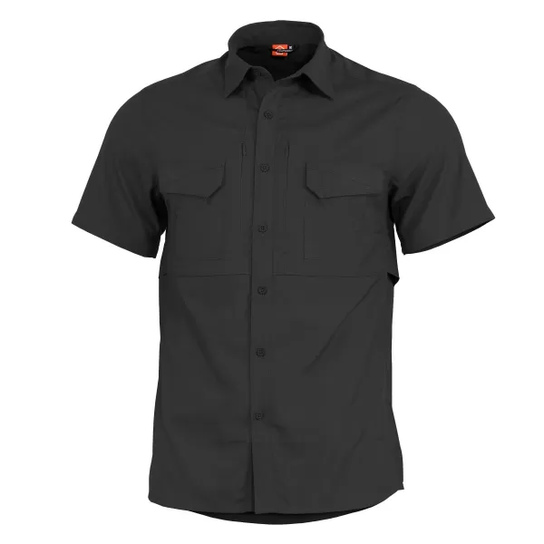 Herrenhemd PENTAGON PLATO SHIRT SHORT K02019 SCHWARZ 