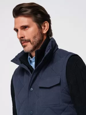 Weste OMBRE OM-JAVJ-0277 MARINEBLAU