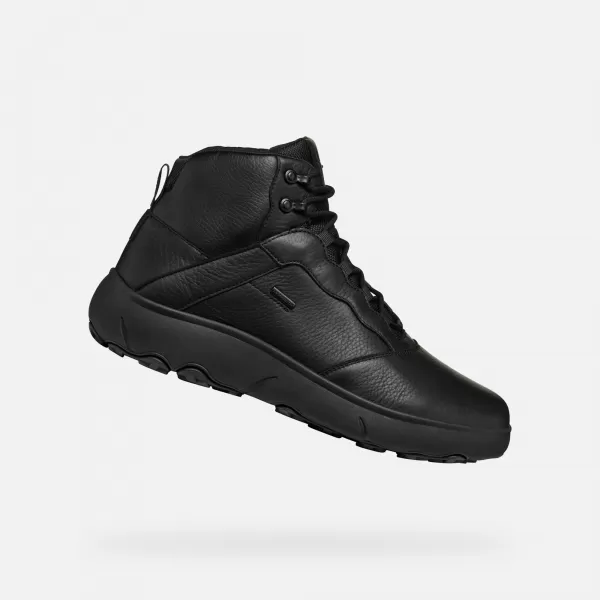  Herren-Stiefeletten GEOX NEBULA + GRIP AB G006828 SCHWARZ 