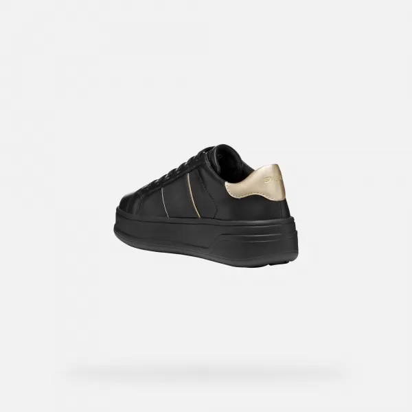  Damen-Sneaker GEOX SPHERICA ECUB-2 G009714 SCHWARZ 