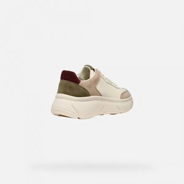  Damen-Sneaker GEOX NEBULA 2.0 G009658 CREMIG 