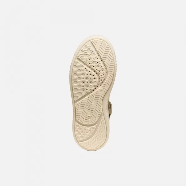  Mädchen-Sneaker GEOX LAQUINNY J56M3B054AJC1M2U CREMIG 