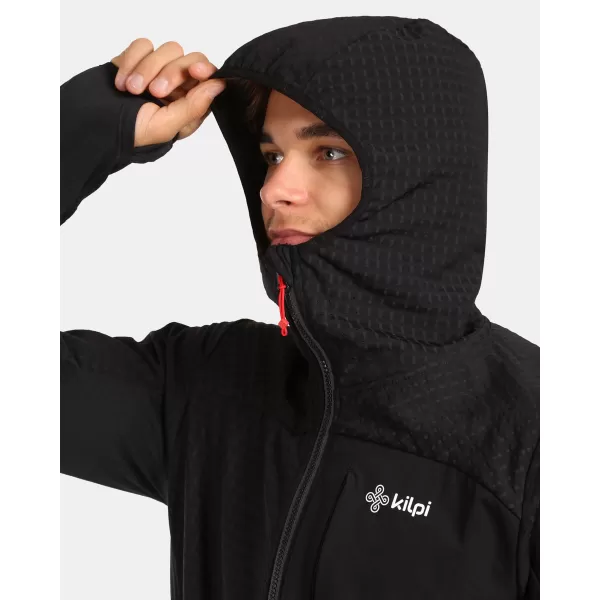  Fleece-Sweatshirt für Herren KILPI FRENI-M ZM0203KI SCHWARZ 