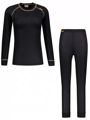 Thermo-Set für Damen ALTISPORT GOLDA SCHWARZ/GOLD