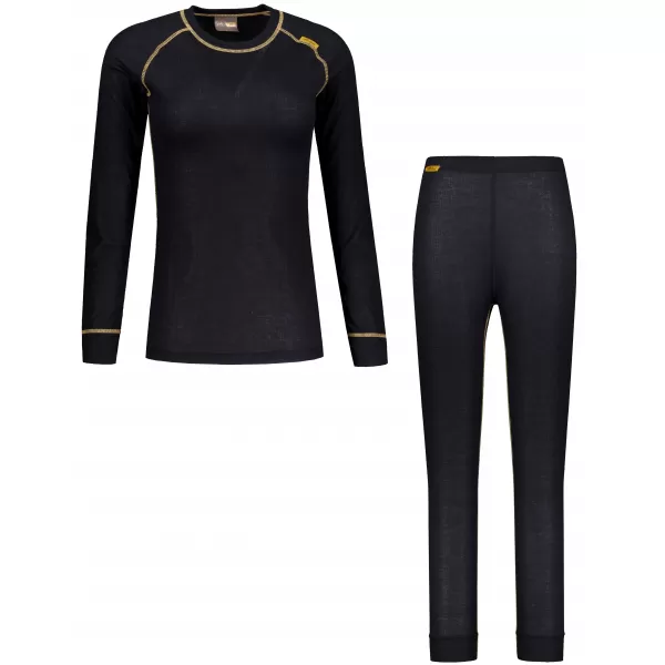  Thermo-Set für Damen ALTISPORT GOLDA SCHWARZ/GOLD 