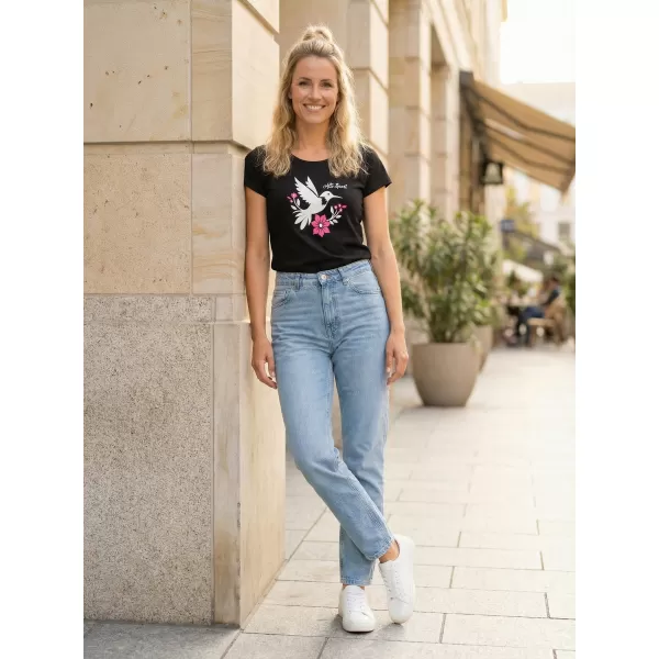  Frauen t -Shirt mit kurzen Ärmeln ALTISPORT ALW192122 SCHWARZ 
