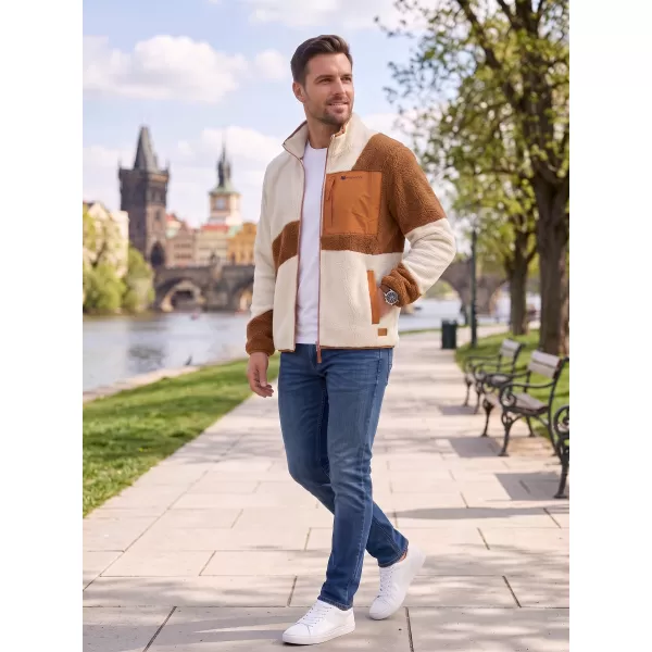  Fleece-Sweatshirt für Herren ALTISPORT GANAN BEIGE 