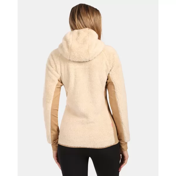  Fleece-Sweatshirt für Damen KILPI NORKA-W ZL0204KI BEIGE 