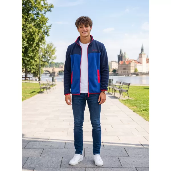  Fleece-Sweatshirt für Herren ALTISPORT GAMEL BLAU 