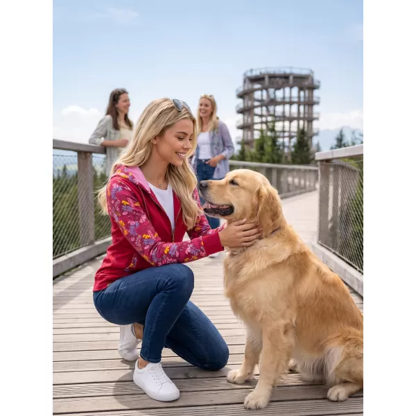  Damen-Sweatshirt ALTISPORT GALAH BURGUND 