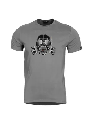 T-Shirt PENTAGON AGERON GAS MASK K09012 WOLF/GRAU