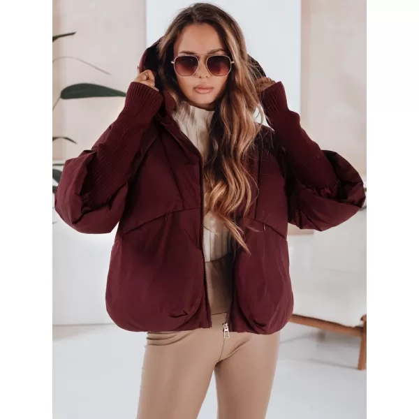  Damenjacke DSTREET TY5037 ROTWEIN 