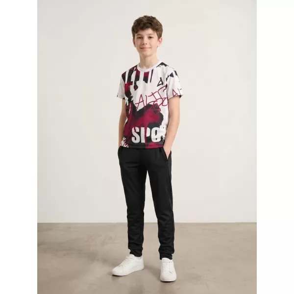  Funktionaler t -Shirt -Prämie von Kindern ALTISPORT VOJ/ALK076TR01 WEIß/WEIN 