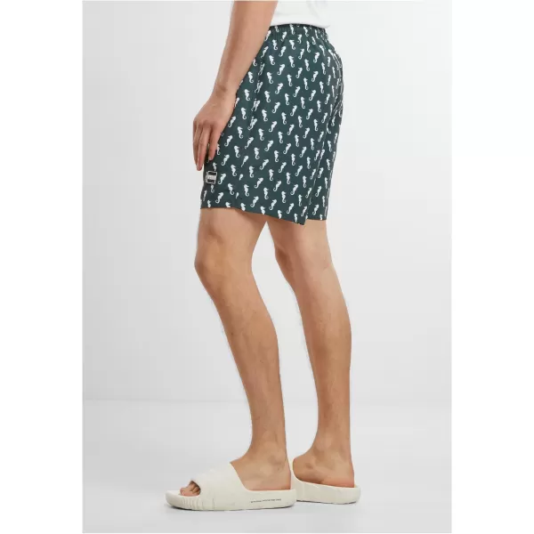  Badeshorts URBAN CLASSICS TB2679 DUNKELGRAUE MELANGE 