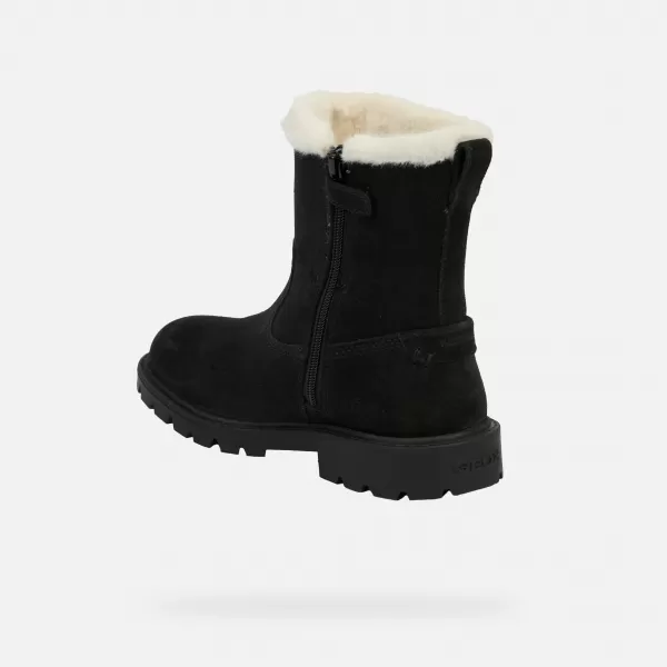  Winterstiefel für Mädchen GEOX SHAYLAX WPF J46EYA00022C9999 SCHWARZ 