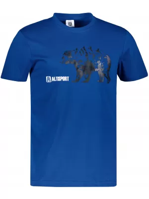 Herren-T-Shirt mit kurzen Ärmeln ALTISPORT ALM193129 SCHNORCHEL BLAU