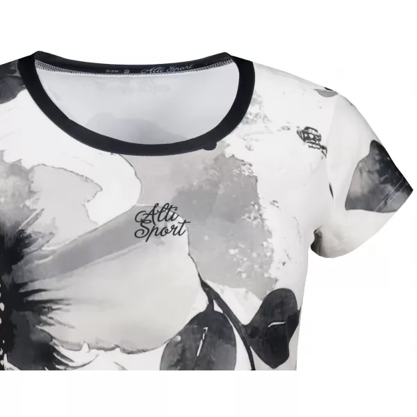  Frauen Freizeit t -Shirt Premium ALTISPORT VOJ/ALW117TR06 SCHWARZ/ORANGE 