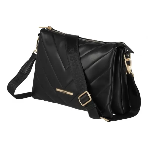  Handtasche TRAVELITE BARBARA COZY CROSSBODY BAG TRIO SCHWARZ 