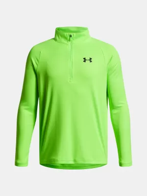 T-Shirt für Jungen UNDER ARMOUR UA TECH 2.0 1/2 ZIP 1363286-389 GRÜN