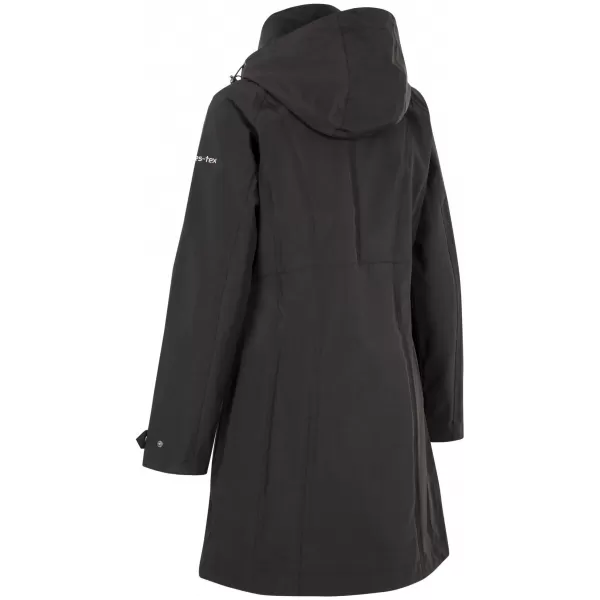  Damenmantel TRESPASS RAINY DAY SCHWARZ 