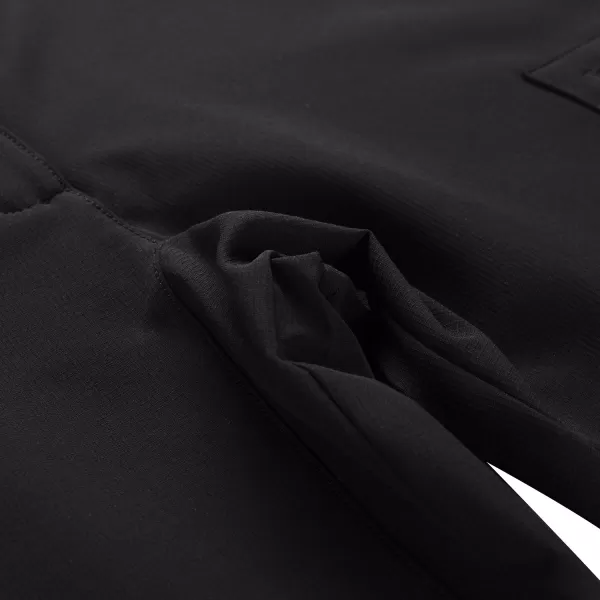  Frauen -Softshell -Hosen ALPINE PRO CORBA LPAF663 SCHWARZ 
