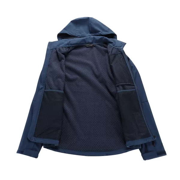  Herren -Softshelljacke ALPINE PRO HOOR BLAU 