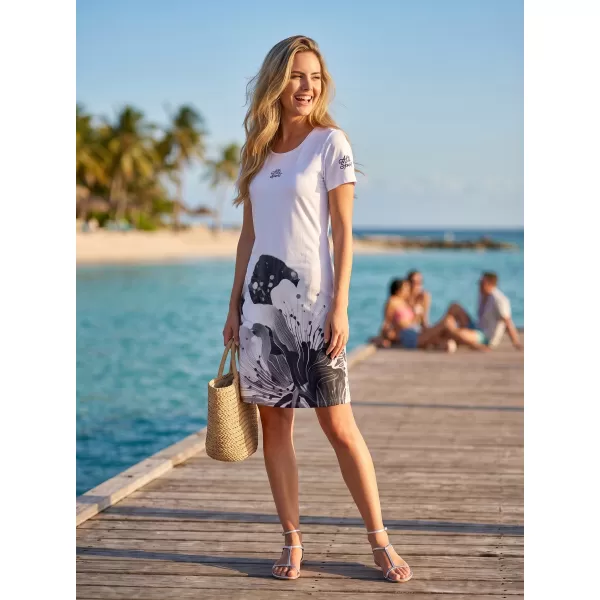  Erweitertes Premium-T-Shirt für Damen ALTISPORT VOJ/ALW090SAT02 WEIß 