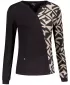 Damen-T-Shirt KIXMI VIVIANE SCHWARZ/BEIGE