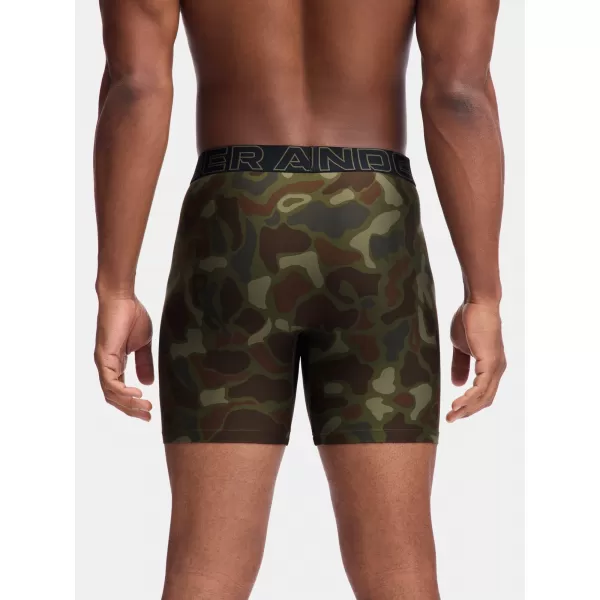  Herren-Boxershorts UNDER ARMOUR M UA PERF TECH (3KS) 1383879-392 SCHWARZ MIT SOLARORANGE 