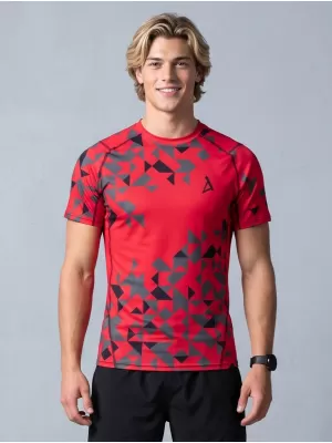 Funktionelle Kompression von Männern t -Shirt Premium ALTISPORT VOJ/ALM108TR04 ROT