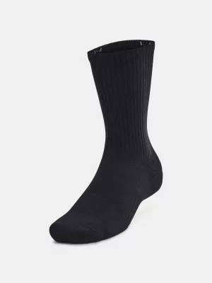 Socken UNDER ARMOUR UNISEX UA TC 3PK CREW 1386311-001 SCHWARZ