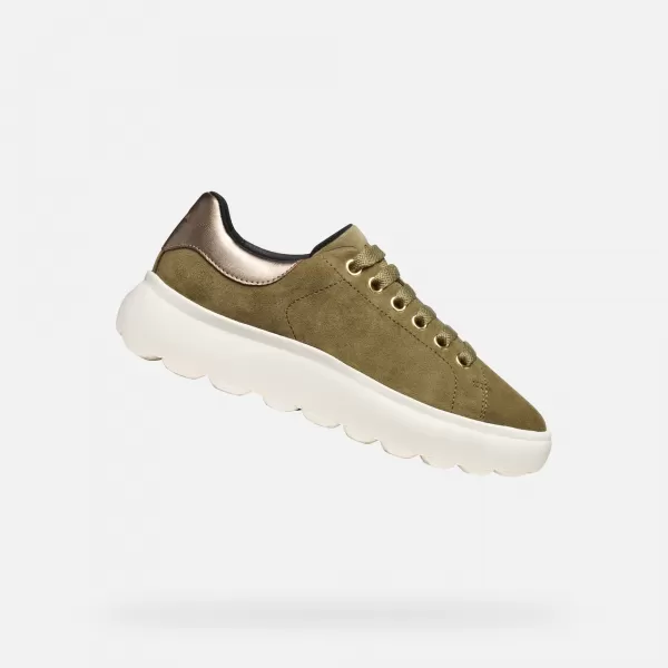  Damen-Sneaker GEOX SPHERICA EC4.1 G009311 KHAKI 